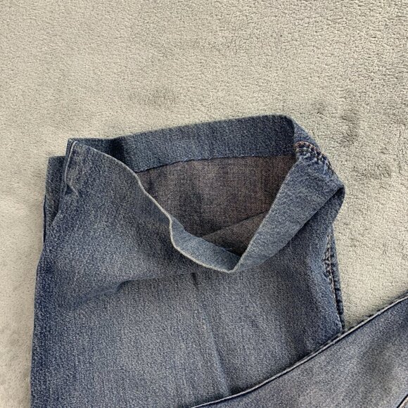 Mavi Jeans Mens 34x27 Blue 170 Max Wide Leg Denim Zip Fly Blind Hem Casual - Picture 3 of 16